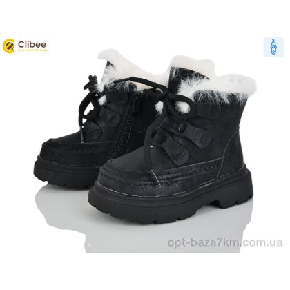 Ботинки детские "Clibee" TA30 black, (р.р. 23-28), Китай, от 6 шт. Ботинки детские "Clibee" TA30 black, (р.р. 23-28), Китай, от 6 шт.
