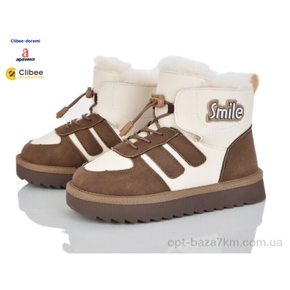 Дитячі уггі "Clibee-Doremi" A5619 beige-brown, (р.р. 31-37), Китай, від 7 шт. Дитячі уггі "Clibee-Doremi" A5619 beige-brown, (р.р. 31-37), Китай, від 7 шт.
