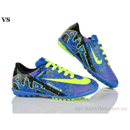 Футбольная обувь детская "VS" Walked blue-green, (р.р. 31-35), Китай, от 8 шт. Футбольная обувь детская "VS" Walked blue-green, (р.р. 31-35), Китай, от 8 шт.