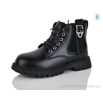 Черевики дитячі "KEWK" 9010 black, (р.р. 31-36), Китай, від 8 шт.