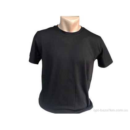 Футболка чоловіча "TurkishBrend" N02Б чорний, (р.р. 2XL-5XL), Туреччина, від 4 шт.