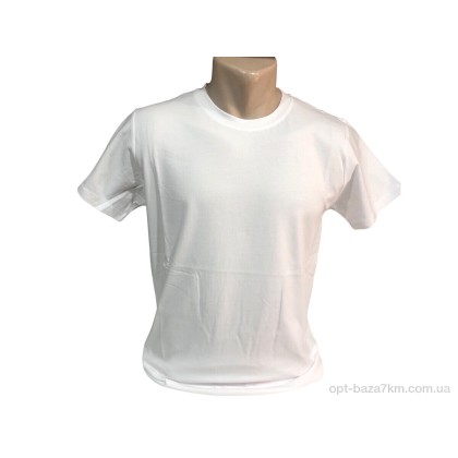 Футболка чоловіча "TurkishBrend" N02Б білий, (р.р. 2XL-5XL), Туреччина, від 4 шт.