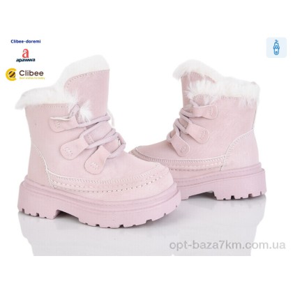Ботинки детские "Clibee-Doremi" TA30 pink, (р.р. 23-27), Китай, от 6 шт. Ботинки детские "Clibee-Doremi" TA30 pink, (р.р. 23-27), Китай, от 6 шт.