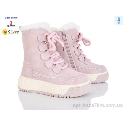 Ботинки детские "Clibee-Doremi" TA21 pink, (р.р. 33-38), Китай, от 6 шт. Ботинки детские "Clibee-Doremi" TA21 pink, (р.р. 33-38), Китай, от 6 шт.