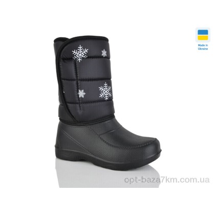 Чоботи з піни жіночі "Lot Shoes" Сніжинка чорний, (р.р. 37-42), Україна, від 8 шт. Чоботи з піни жіночі "Lot Shoes" Сніжинка чорний, (р.р. 37-42), Україна, від 8 шт.