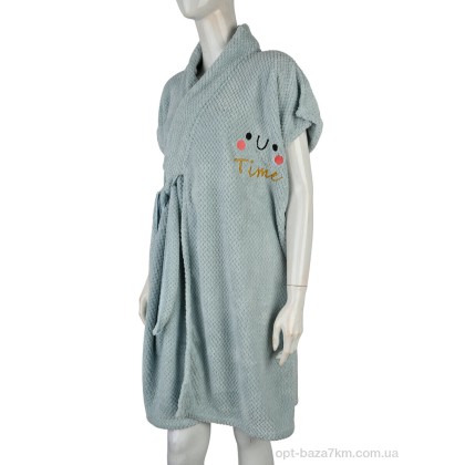 Халат жіночий "Obuvok" Халат 6837 (10463) l.blue, (р.р. One size), Китай, від 2 шт. Халат жіночий "Obuvok" Халат 6837 (10463) l.blue, (р.р. One size), Китай, від 2 шт.