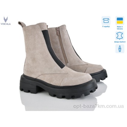 Ботинки женские "Viscala" 27909 беж з. VLLV, (р.р. 36-40), Украина, от 6 шт. Ботинки женские "Viscala" 27909 беж з. VLLV, (р.р. 36-40), Украина, от 6 шт.