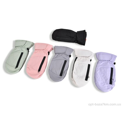 Рукавички жіночі "RuBi" XY001-2 mix, (р.р. One size), Китай, від 12 шт.