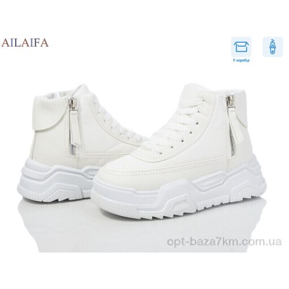 Ботинки женские "Ailaifa" CK23 white, (р.р. 36-41), Китай, от 8 шт. Ботинки женские "Ailaifa" CK23 white, (р.р. 36-41), Китай, от 8 шт.