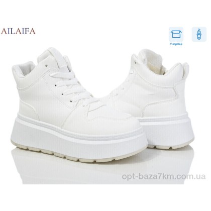 Ботинки женские "Ailaifa" MG08 white, (р.р. 36-41), Китай, от 8 шт. Ботинки женские "Ailaifa" MG08 white, (р.р. 36-41), Китай, от 8 шт.