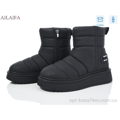Ботинки женские "Ailaifa" 2023 black, (р.р. 36-41), Китай, от 8 шт. Ботинки женские "Ailaifa" 2023 black, (р.р. 36-41), Китай, от 8 шт.
