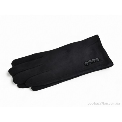 Рукавички жіночі "RuBi" 05 black, (р.р. 6,5-8,5), Китай, від 10 шт.