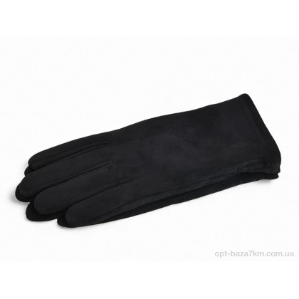 Рукавички жіночі "RuBi" 012 black, (р.р. 6,5-8,5), Китай, від 10 шт.