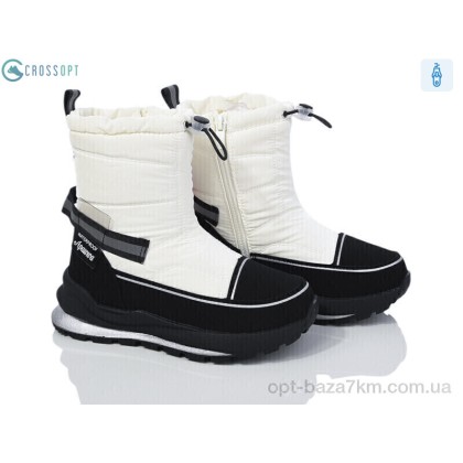 Дутики детские "CROSSOPT" TJ1013P-1 white, (р.р. 32-37), Китай, от 8 шт. Дутики детские "CROSSOPT" TJ1013P-1 white, (р.р. 32-37), Китай, от 8 шт.