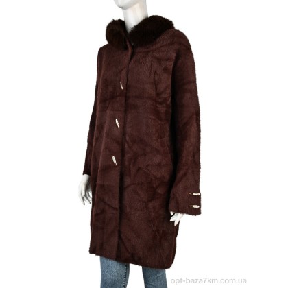 Пальто жіноче "Edel" 30075 brown, (р.р. 48-50), Китай, від 1 шт. Пальто жіноче "Edel" 30075 brown, (р.р. 48-50), Китай, від 1 шт.