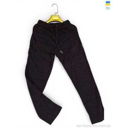 Спортивні штани "Sport style" 01-1Ad чорний, (р.р. 46-54), Україна, від 5 шт.