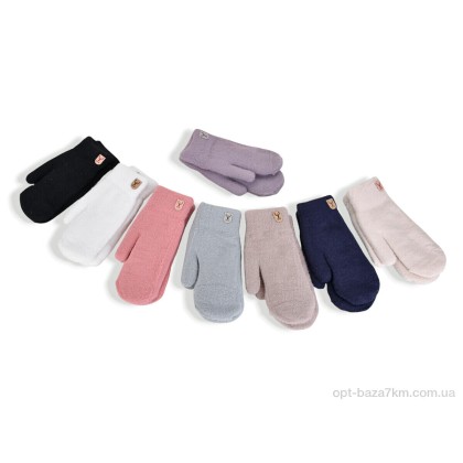 Рукавички жіночі "CAP" 6359 mix, (р.р. One size), Китай, від 12 шт.