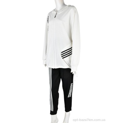 Спортивний костюм жіночий "Мир" 4011-363 white, (р.р. XL-3XL), Китай, від 3 шт. Спортивний костюм жіночий "Мир" 4011-363 white, (р.р. XL-3XL), Китай, від 3 шт.