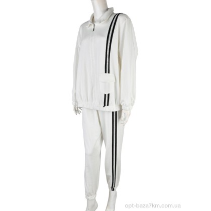 Спортивний костюм жіночий "Pryama Vigoda" 4011-373 white, (р.р. XL-3XL), Китай, від 3 шт. Спортивний костюм жіночий "Pryama Vigoda" 4011-373 white, (р.р. XL-3XL), Китай, від 3 шт.