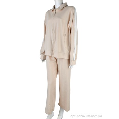 Спортивний костюм жіночий "Pryama Vigoda" 4011-360 beige, (р.р. M-XL), Китай, від 3 шт. Спортивний костюм жіночий "Pryama Vigoda" 4011-360 beige, (р.р. M-XL), Китай, від 3 шт.