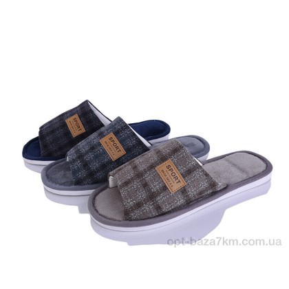 Тапки мужские "M&L Alex13" H92 mix, (р.р. 40-45), Китай, от 12 шт. Тапки мужские "M&L Alex13" H92 mix, (р.р. 40-45), Китай, от 12 шт.