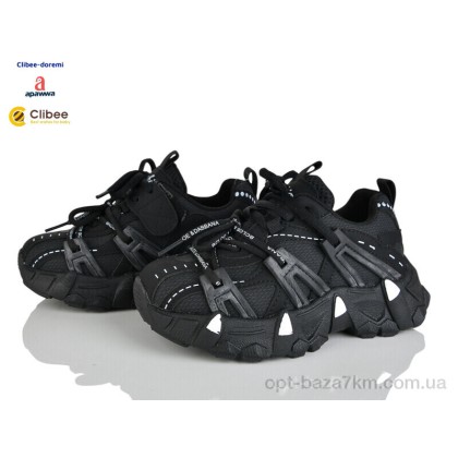 Кроссовки детские "Clibee-Doremi" A5237 black, (р.р. 31-37), Китай, от 7 шт. Кроссовки детские "Clibee-Doremi" A5237 black, (р.р. 31-37), Китай, от 7 шт.