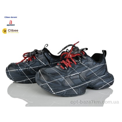 Кроссовки детские "Clibee-Doremi" A871305 black, (р.р. 32-37), Китай, от 6 шт.