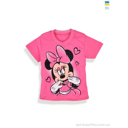 Футболка детская "Kir15" 112262 рожевий, (р.р. 92-122), Украина, от 5 шт.