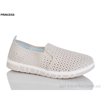 Слипоны женские "Princess" 66-25, (р.р. 39-43), Китай, от 8 шт.