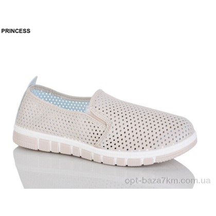 Слипоны женские "Princess" 66-27, (р.р. 39-43), Китай, от 8 шт.