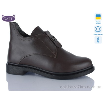 Черевики жіночі "Garti" 281 корич шкіра, (р.р. 36-40), Україна, від 6 шт. Черевики жіночі "Garti" 281 корич шкіра, (р.р. 36-40), Україна, від 6 шт.