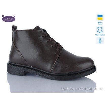 Черевики жіночі "Garti" 291 корич шкіра, (р.р. 36-40), Україна, від 6 шт. Черевики жіночі "Garti" 291 корич шкіра, (р.р. 36-40), Україна, від 6 шт.
