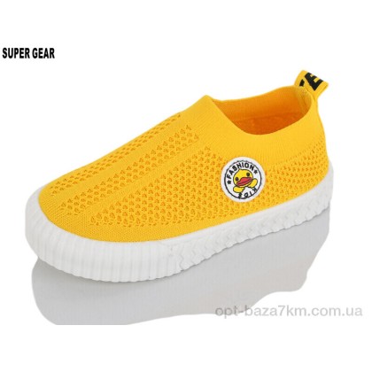 Кроссовки детские "Super Gear" A01603-3 yellow, (р.р. 26-31), Китай, от 12 шт. Кроссовки детские "Super Gear" A01603-3 yellow, (р.р. 26-31), Китай, от 12 шт.