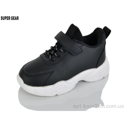 Кроссовки детские "Super Gear" 0779-1 black, (р.р. 26-31), Китай, от 6 шт. Кроссовки детские "Super Gear" 0779-1 black, (р.р. 26-31), Китай, от 6 шт.