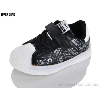 Кроссовки детские "Super Gear" B0921-1 black, (р.р. 25-30), Китай, от 8 шт. Кроссовки детские "Super Gear" B0921-1 black, (р.р. 25-30), Китай, от 8 шт.