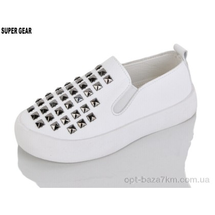 Сліпони дитячі "Super Gear" A02-729 white, (р.р. 27-31), Китай, від 10 шт. Сліпони дитячі "Super Gear" A02-729 white, (р.р. 27-31), Китай, від 10 шт.
