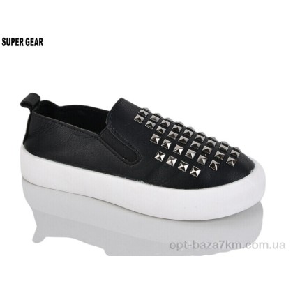 Сліпони дитячі "Super Gear" 01-728 black, (р.р. 32-37), Китай, від 6 шт. Сліпони дитячі "Super Gear" 01-728 black, (р.р. 32-37), Китай, від 6 шт.