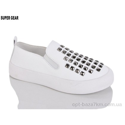 Сліпони дитячі "Super Gear" 02-728 white, (р.р. 32-37), Китай, від 6 шт. Сліпони дитячі "Super Gear" 02-728 white, (р.р. 32-37), Китай, від 6 шт.
