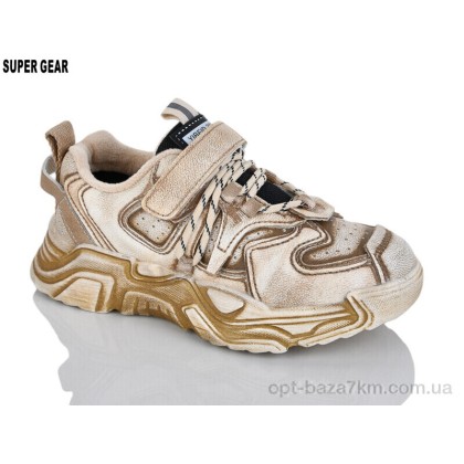 Кроссовки детские "Super Gear" 002-1686 brown, (р.р. 32-37), Китай, от 6 шт. Кроссовки детские "Super Gear" 002-1686 brown, (р.р. 32-37), Китай, от 6 шт.