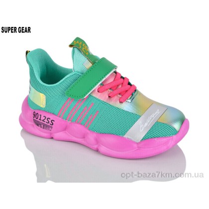 Кроссовки детские "Super Gear" PV02-033 green, (р.р. 31-36), Китай, от 6 шт. Кроссовки детские "Super Gear" PV02-033 green, (р.р. 31-36), Китай, от 6 шт.