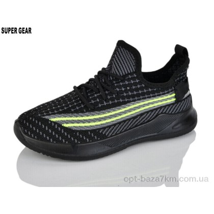 Кроссовки детские "Super Gear" 01-1378 black, (р.р. 31-36), Китай, от 12 шт. Кроссовки детские "Super Gear" 01-1378 black, (р.р. 31-36), Китай, от 12 шт.