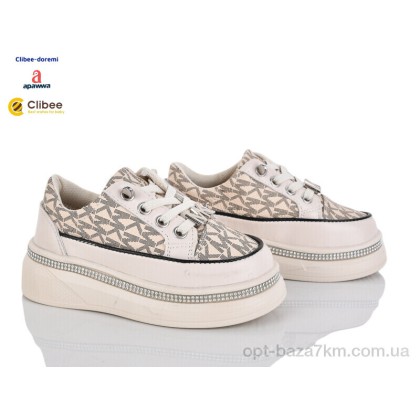 Кроссовки детские "Clibee-Doremi" 2221B beige, (р.р. 25-30), Китай, от 8 шт.