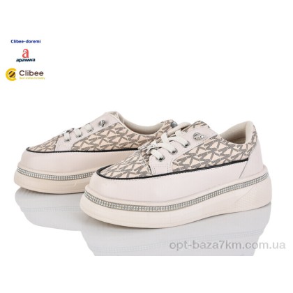 Кроссовки детские "Clibee-Doremi" 2221A beige, (р.р. 31-36), Китай, от 8 шт.