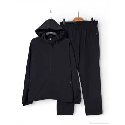 Спортивный костюм мужской "Audsa" A150-1 black, (р.р. 2XL-6XL), Китай, от 5 шт. Спортивный костюм мужской "Audsa" A150-1 black, (р.р. 2XL-6XL), Китай, от 5 шт.