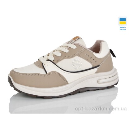 Кросівки жіночі "Lot Shoes" N694 молоч-кап-т.кава, (р.р. 36-40), Україна, від 8 шт.