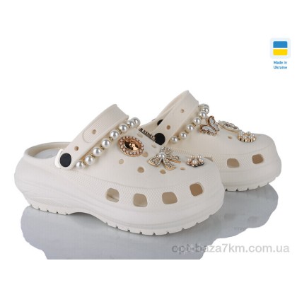 Крокси жіночі "Golden Lion" 1410-3 шампань перлина, (р.р. 36-40), Україна, від 6 шт. Крокси жіночі "Golden Lion" 1410-3 шампань перлина, (р.р. 36-40), Україна, від 6 шт.