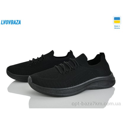 Кроссовки мужские "Lvovbaza" B&R 7006 чорний, (р.р. 41-45), Украина, от 6 шт. Кроссовки мужские "Lvovbaza" B&R 7006 чорний, (р.р. 41-45), Украина, от 6 шт.
