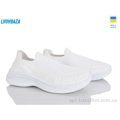 Кроссовки женские "Lvovbaza" B&R 229 білий, (р.р. 37-41), Украина, от 6 шт.