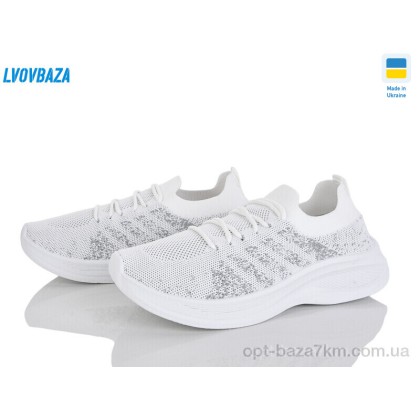 Кроссовки женские "Lvovbaza" B&R 230 білий, (р.р. 37-41), Украина, от 6 шт.