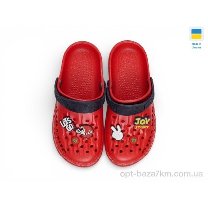 Крокси дитячі "Rai shoes" 009 червоний, (р.р. 30-35), Україна, від 8 шт. Крокси дитячі "Rai shoes" 009 червоний, (р.р. 30-35), Україна, від 8 шт.